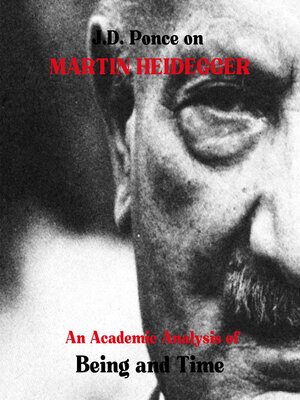 cover image of J.D. Ponce on Martin Heidegger
